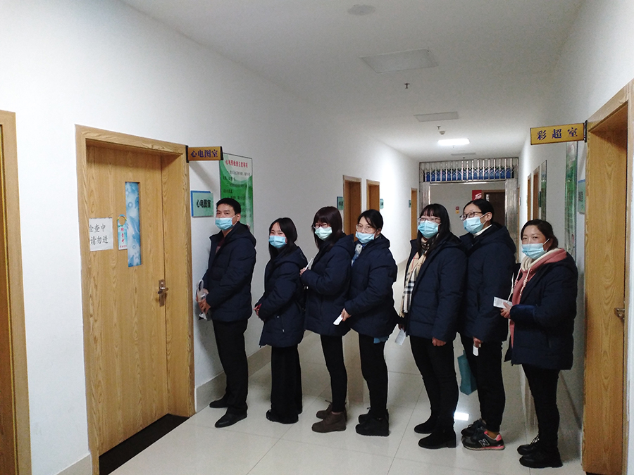 關(guān)愛員工健康--虹潤公司組織全體員工體檢